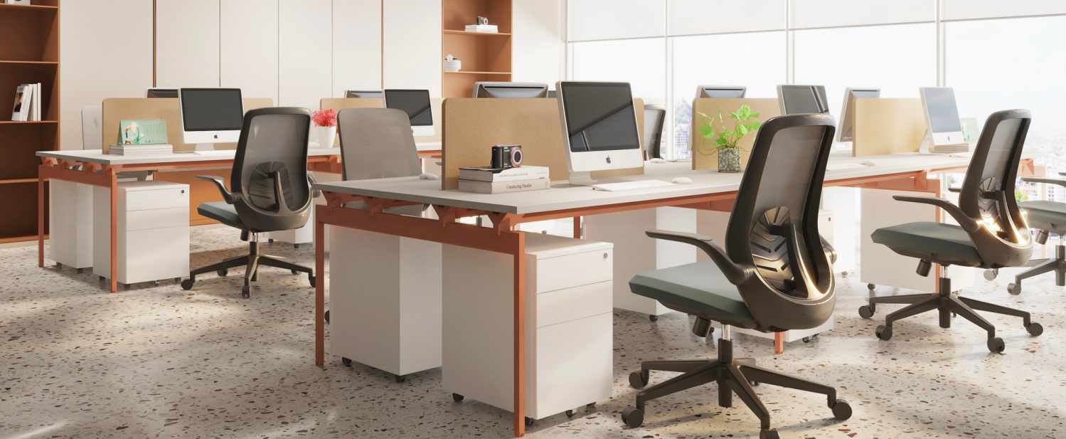 Estación de trabajo con silla M&W