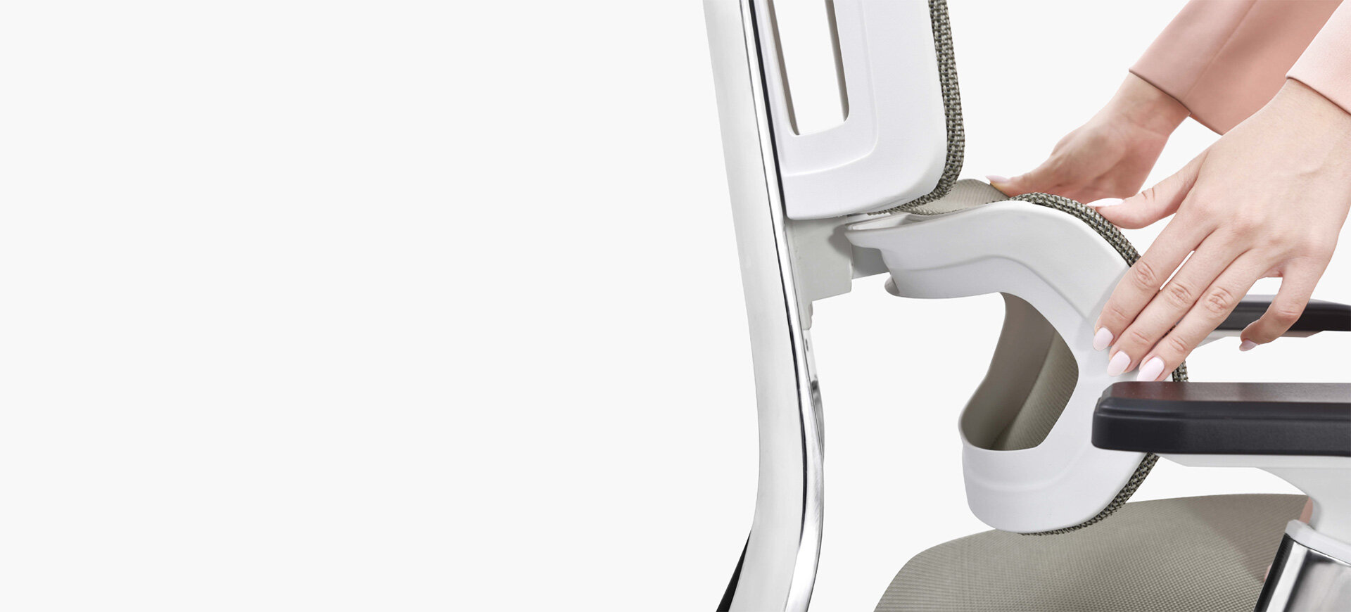 Raya de soporte lumbar ajustable