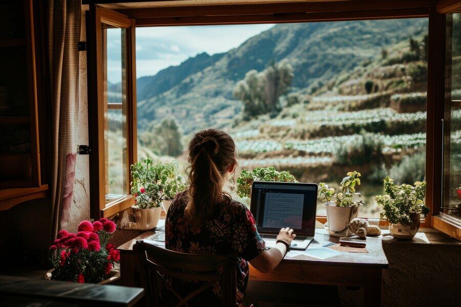 cobertura de trabajo remoto