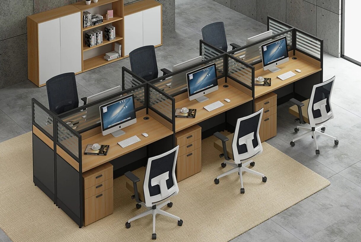 cubículos de estaciones de trabajo de oficina t3 1200h 2