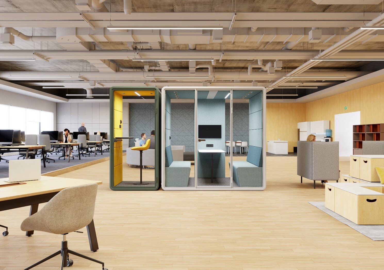 Oficinas modulares de M&W-1