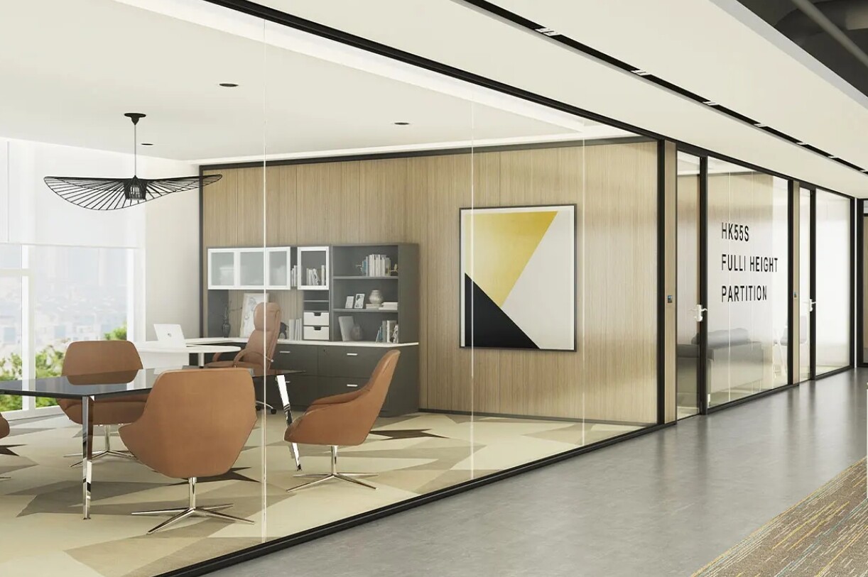Sistemas de tabiques de vidrio para oficinas - HK55S - Tabique de vidrio