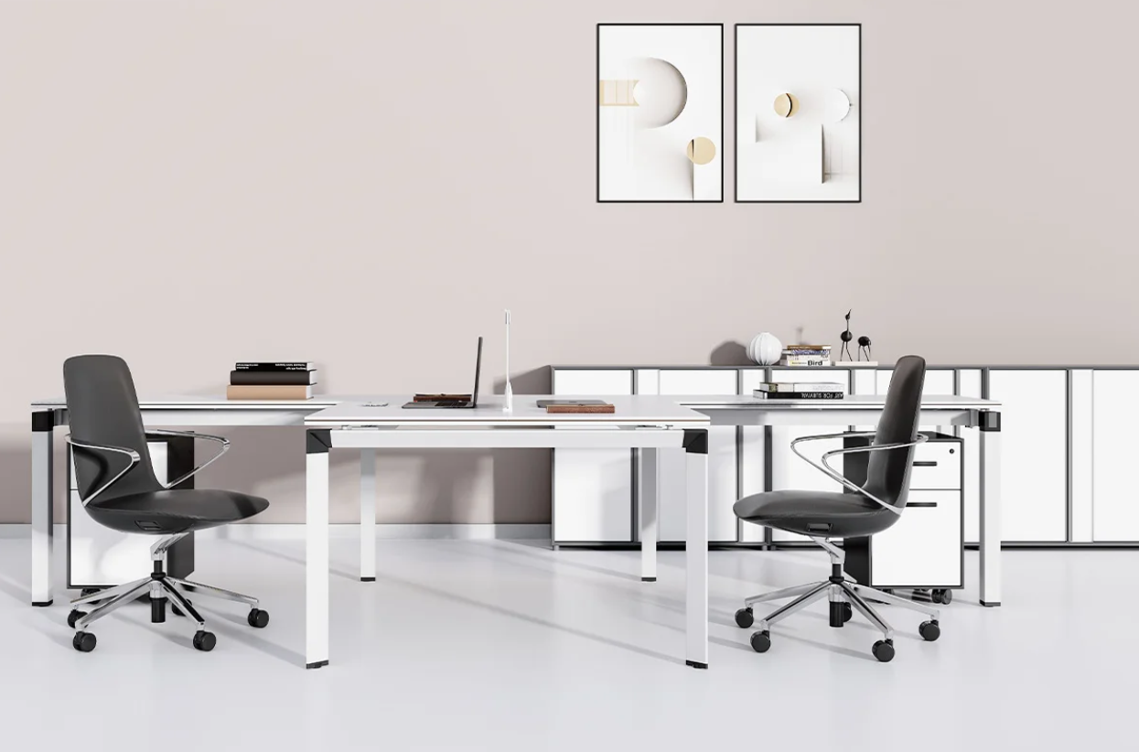 Sillas ejecutivas con escritorios de oficina de mwworkstation