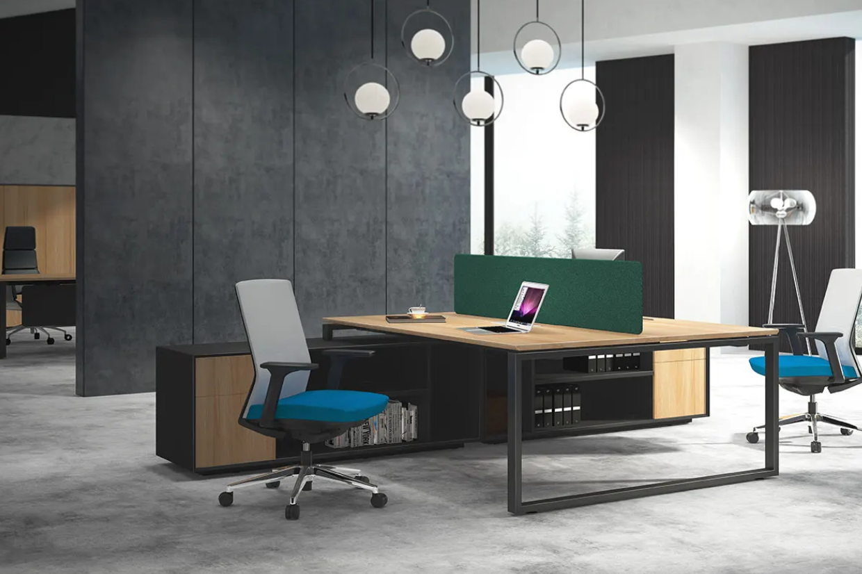 Mesa de oficina, mesas y bancos para grupos de trabajo de mwworkstation