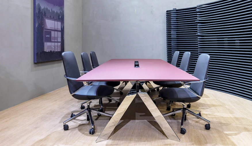 Mesa de reuniones para oficinas y áreas de recepción.