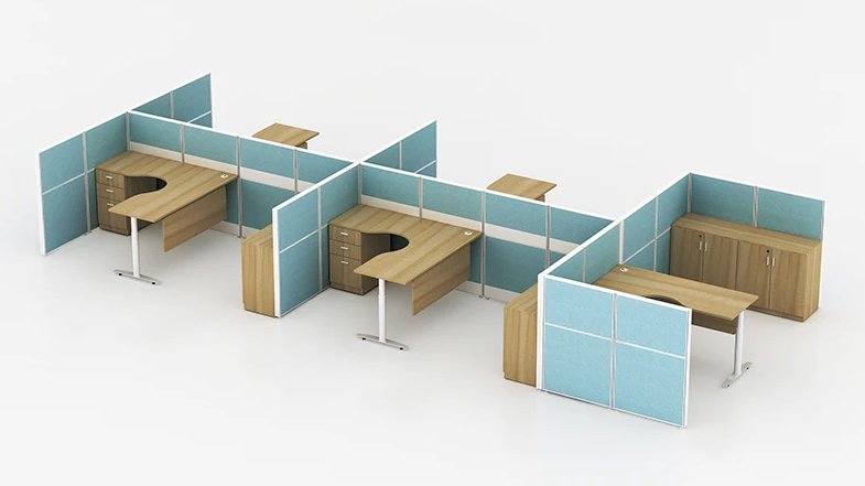 Proveedor de soluciones de cubículos de oficina modulares
