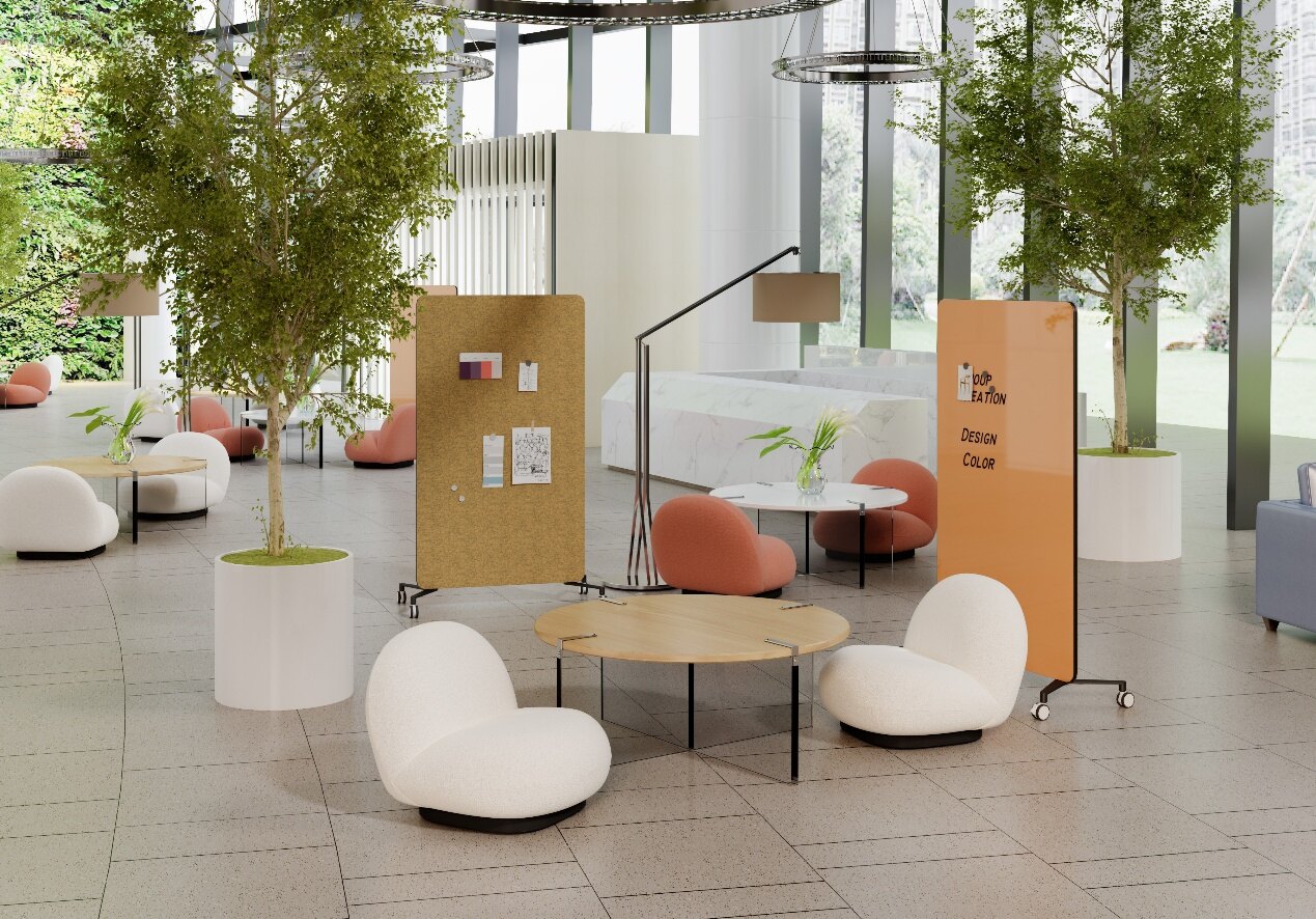solución de diseño de oficinas modernas
