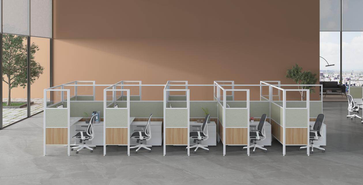 estación de trabajo acústica para oficina
