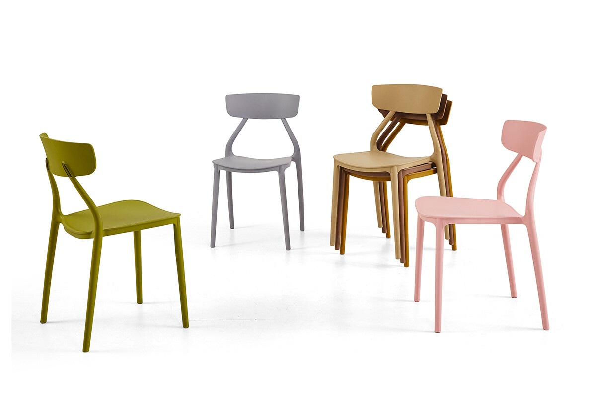 Silla de plástico MW-ST-T-410