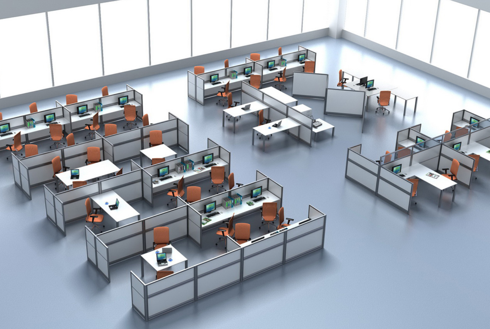 Oficina con capacidad para 10-20 personas