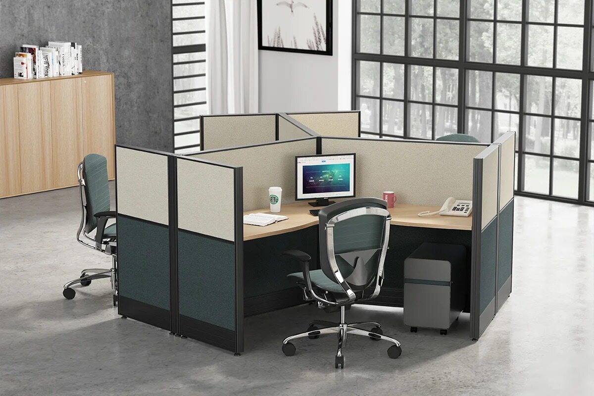 Puesto de trabajo de oficina flexible