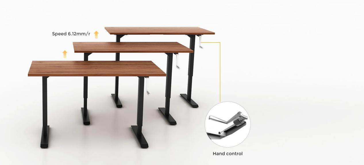 mesa ajustable manualmente
