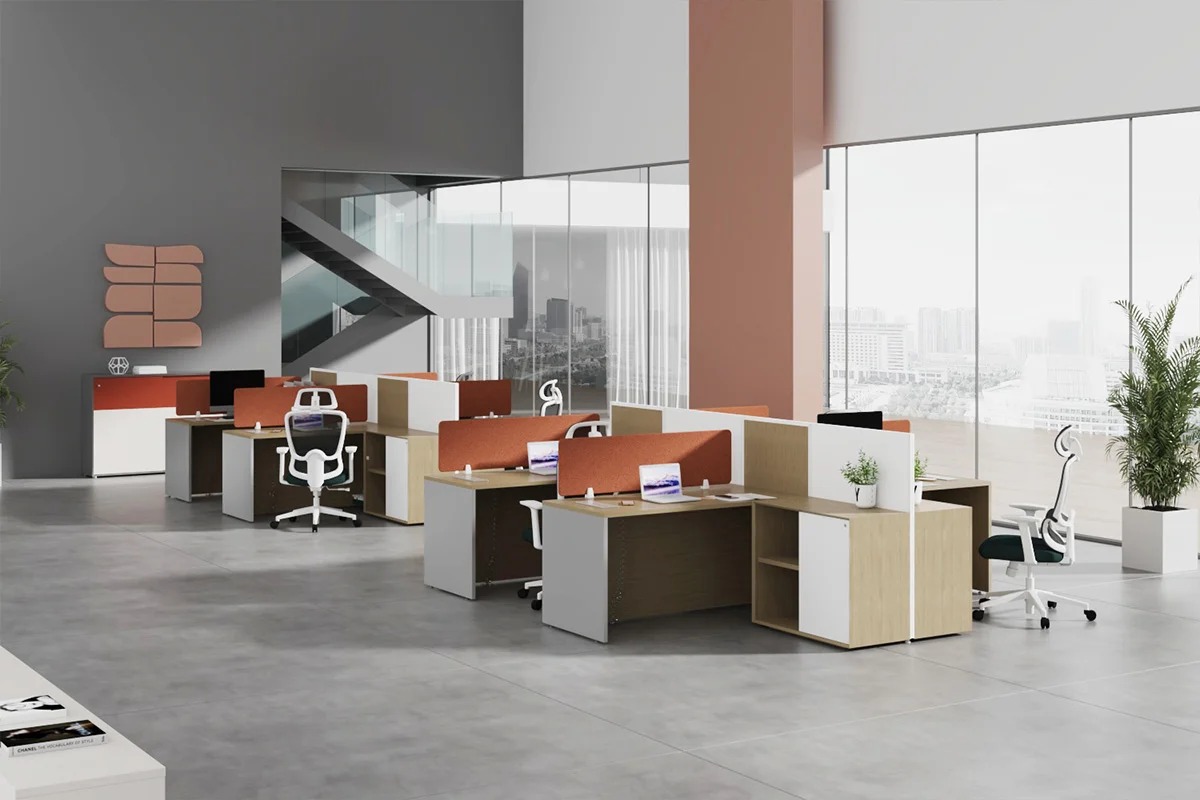 Sistema de cubículos de oficina modulares