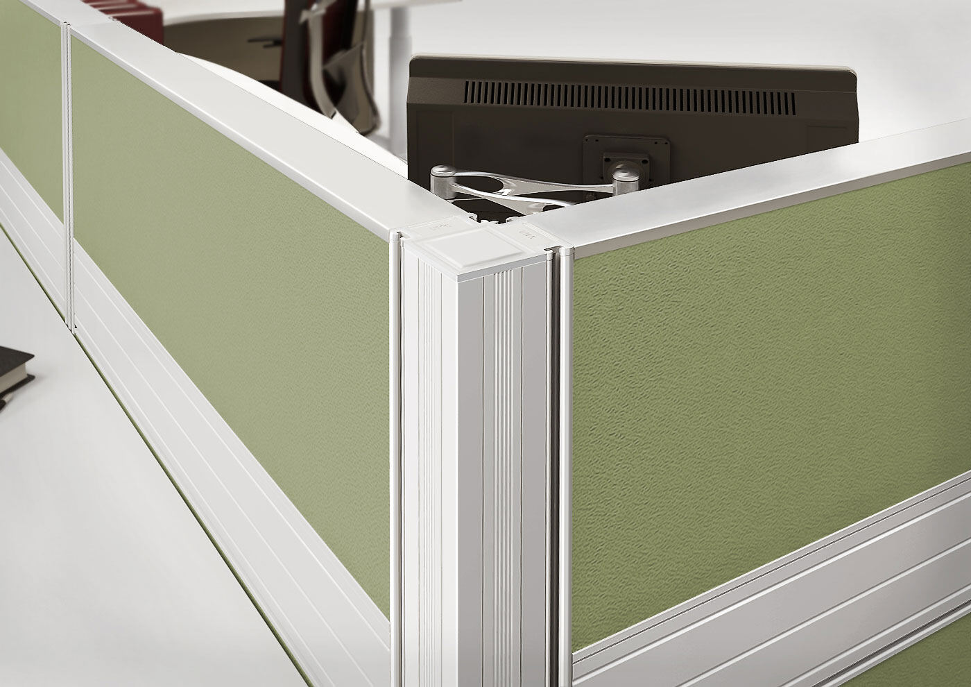 Oficina con cub&iacute;culos y puertas corredizas MW-T8