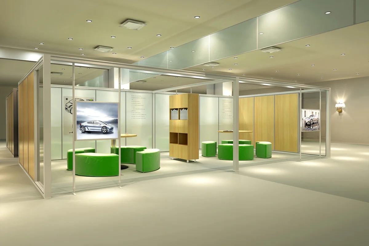 sistemas modulares de tabiques para oficinas