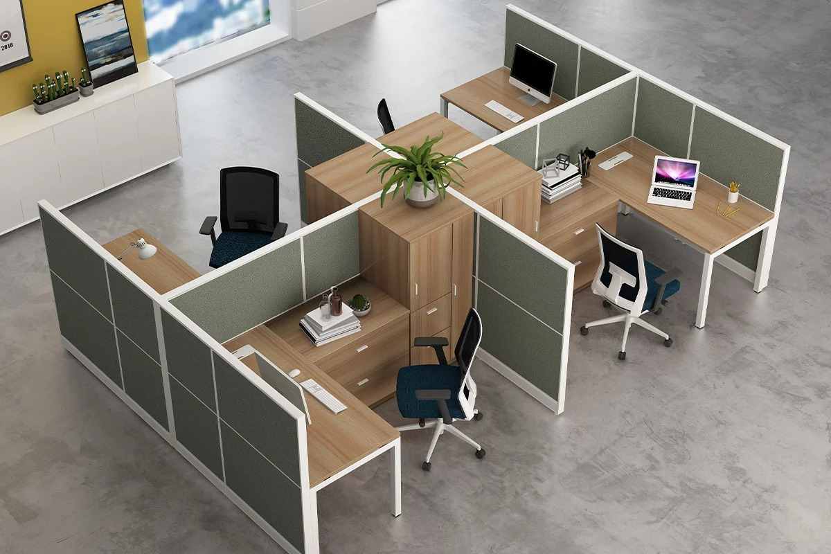 sistema de cub&iacute;culos de oficina modulares